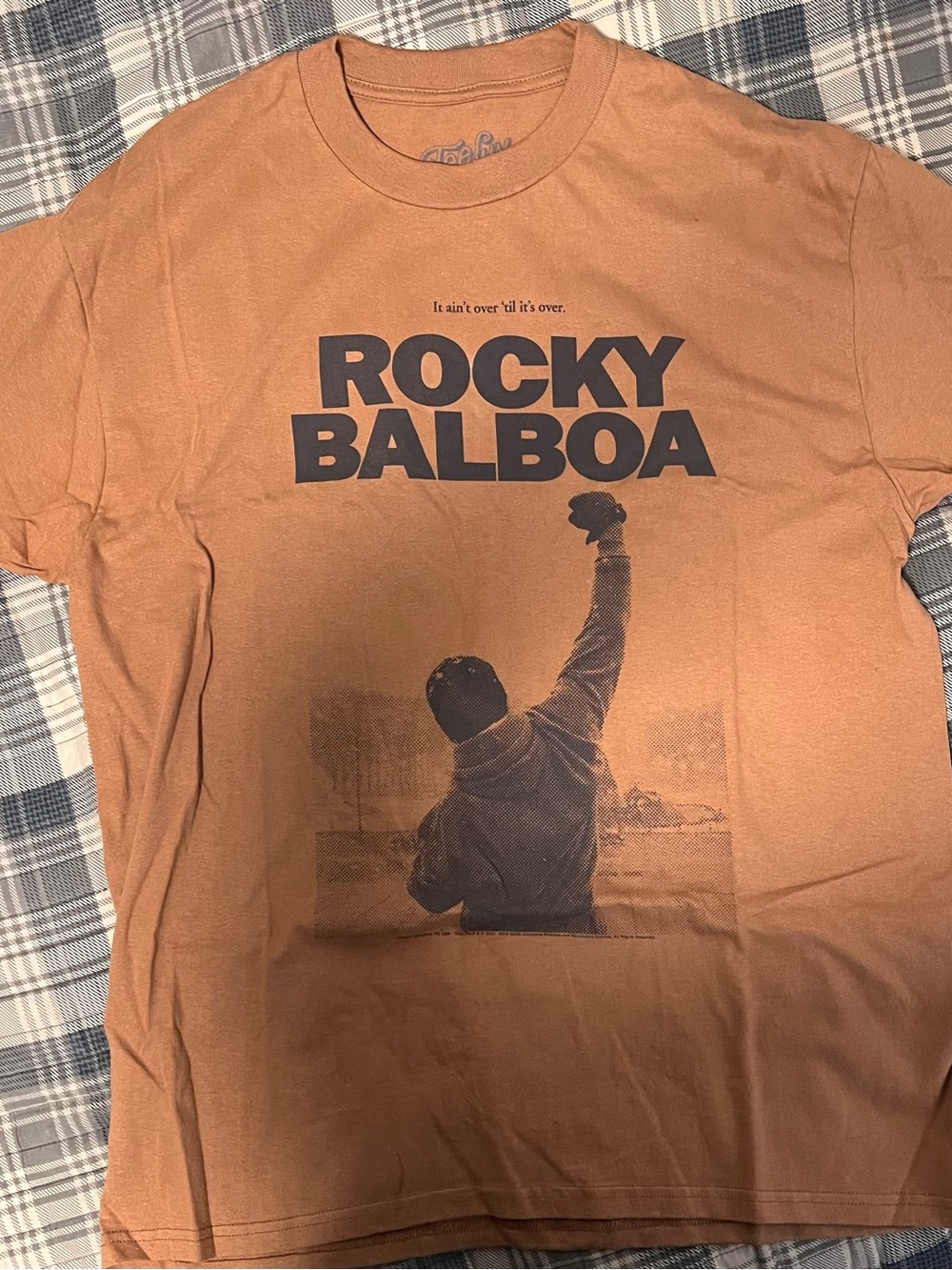 Rocky Balboa Graphic Tee - Brown - Unbranded